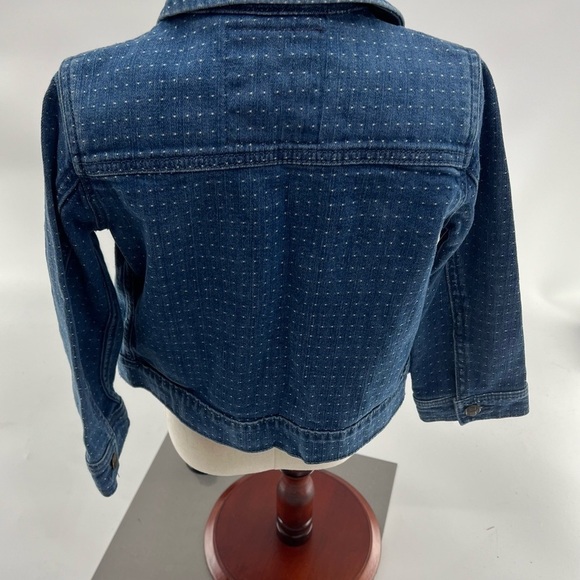 Hanna Andersson Jean Jacket with Patch Details - Size 100 (US Size 4) - Picture 8 of 8